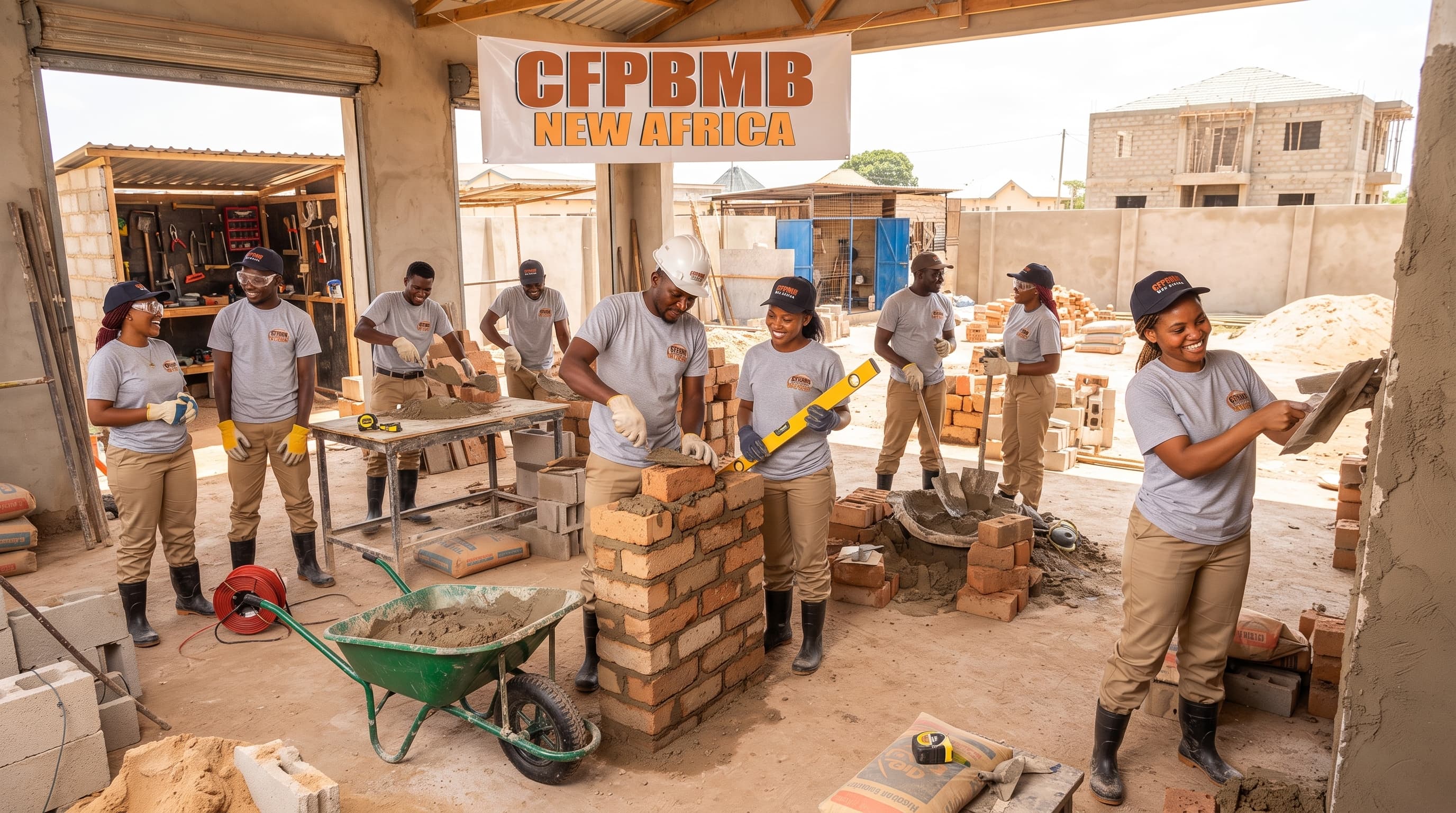 Apprenants du centre de formation NEWS AFRICA